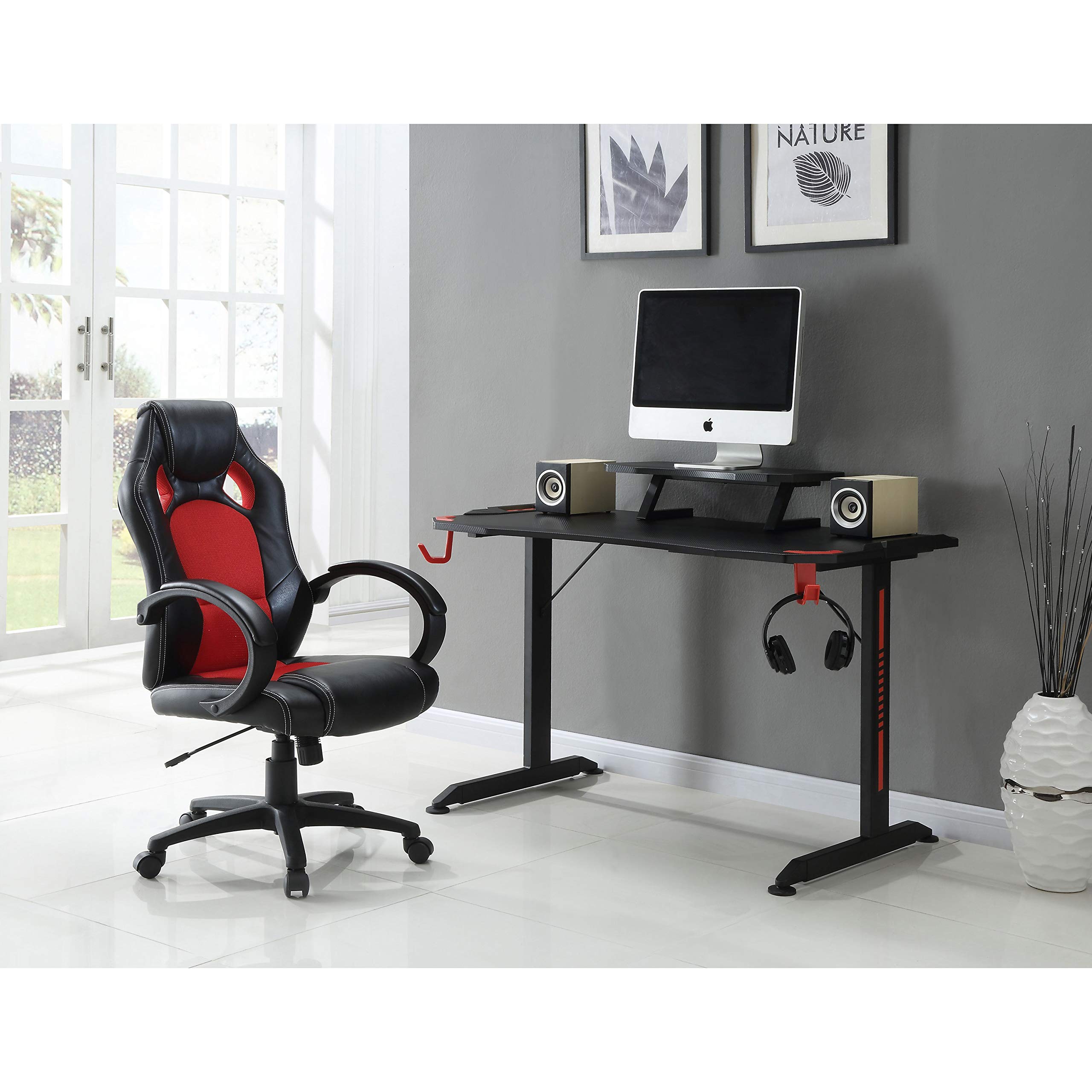 Lorell, LLR84393, Gaming Desk, 1 Each