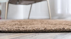 Unique Loom Del Mar Collection Area Rug - Lucille (7' 10'' Round, Brown/ Ivory)
