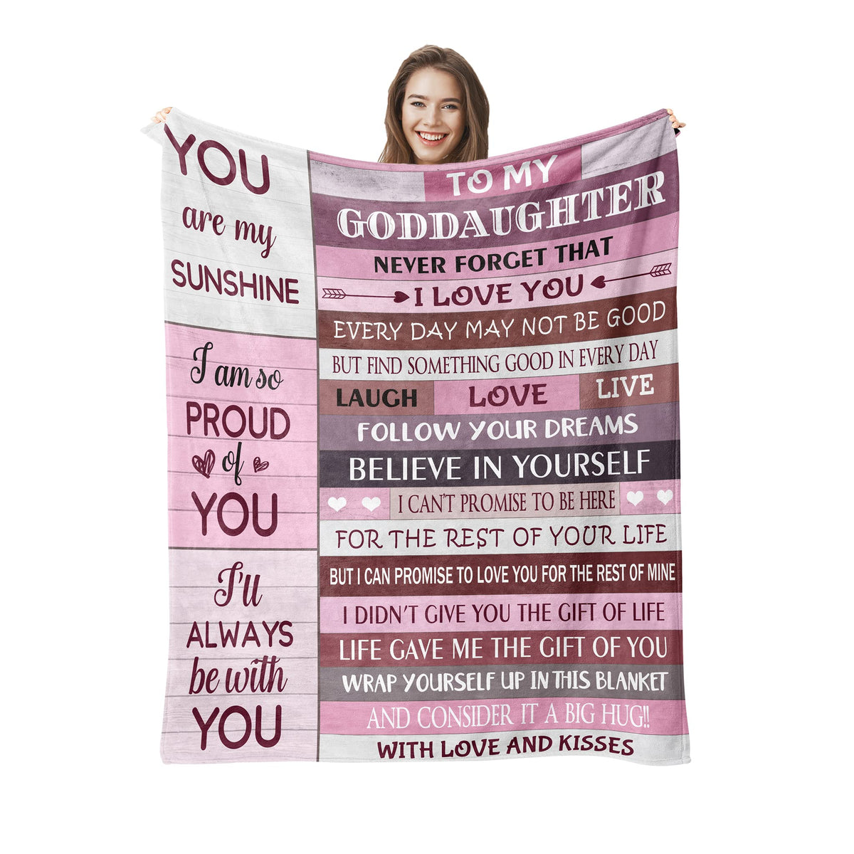 Pozevan Goddaughter Gifts From Godmother Godfather, Baptism Gifts For Girl, Birthday Gifts For Goddaughter, Goddaughter Baptism