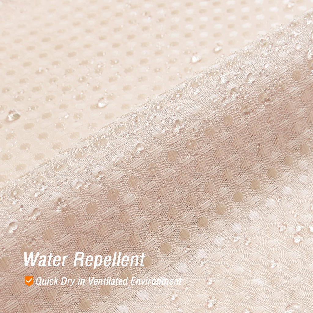 Gibelle Blush Pink Shower Curtain, Waffle Weave Textured Fabric Shower Curtain For Bathroom - Soft Cloth & Hotel Spa Luxury, Wat