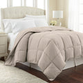 Southshore Fine Living, Inc. Vilano Springs Premium Quality Over-Sized All-Season Down-Alternative Comforter, Bone, Full/Queen