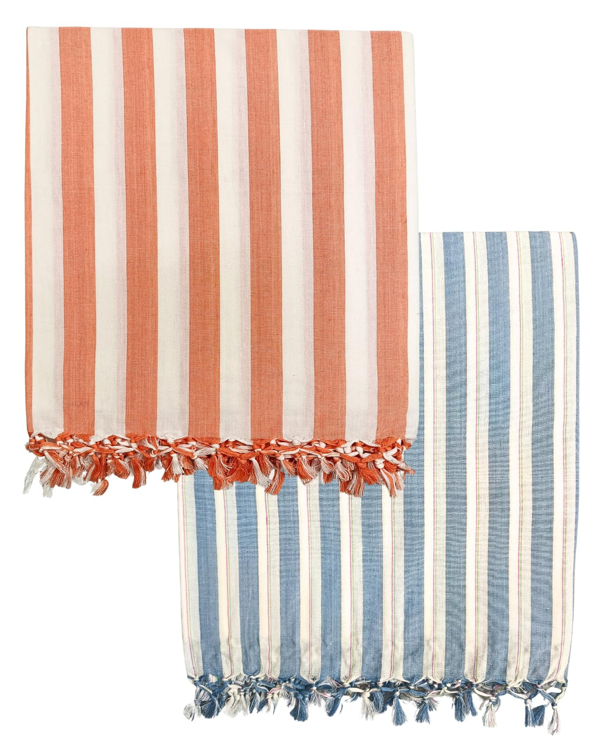 Arvore Bunkaar 100% Pure Handloom Soft Beautiful Bhagalpuri Summer Blanket/Khes/Dohar/Top Sheet Set/Chadar in and Size 245cm X 