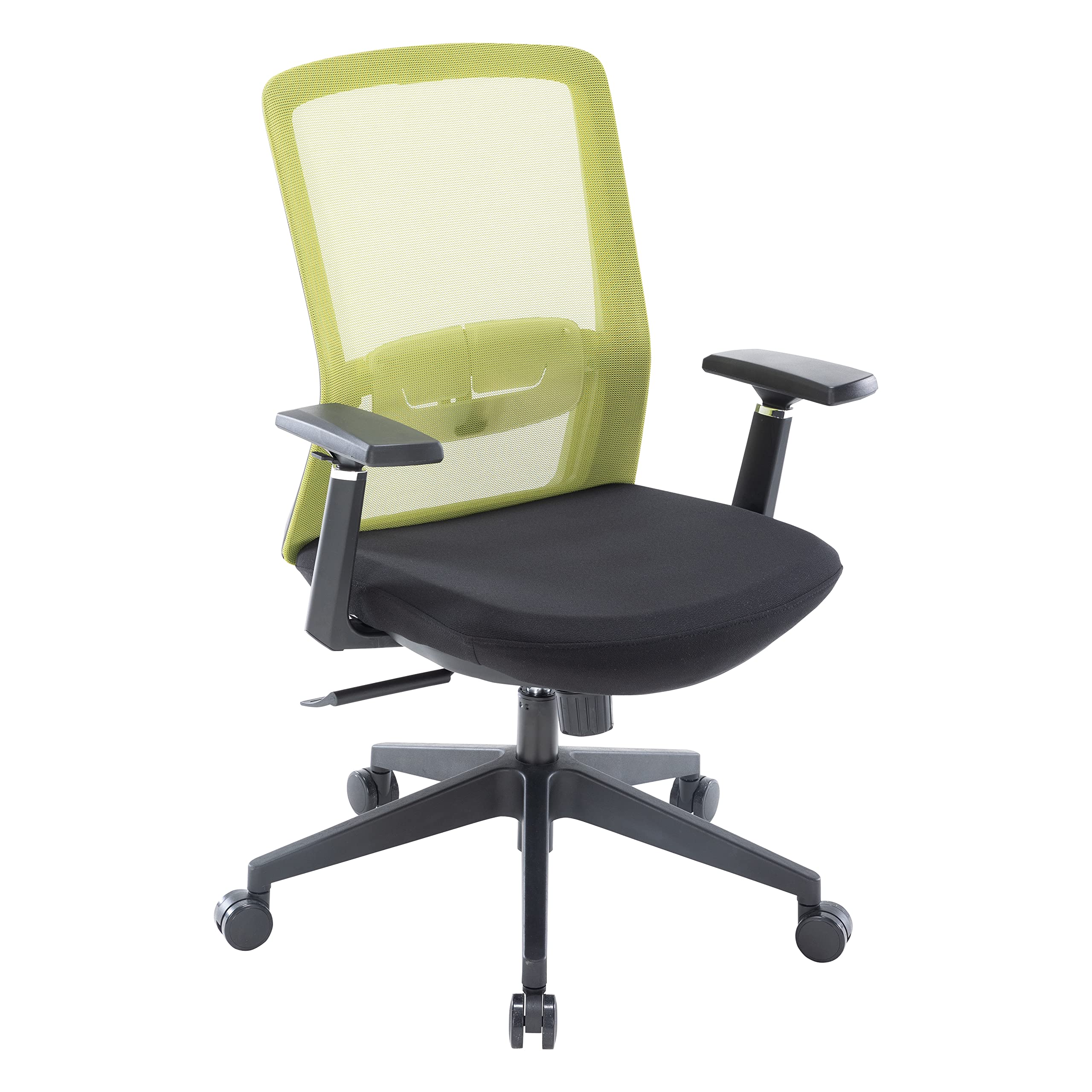 LeisureMod Ergonomic Office Chair Mid-Back Mesh Conference Chair Swivel Computer Chair With Adjustable Height And Armrests Ingra