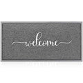 Aazzkang Long Door Mat Non Slip Welcome Mats For Front Door 48'X18' Outdoor Ultra Absorb Mud Easy To Clean Indoor Doormat For