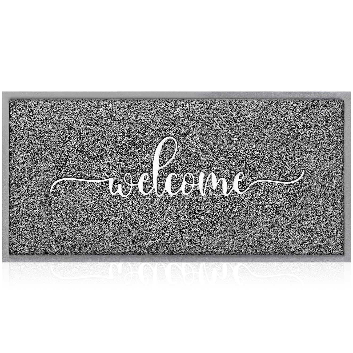 Aazzkang Large Welcome Mat 48'X18' Non Slip Outdoor Door Mat Ultra Absorb Mud Easy To Clean Indoor Doormat For Front Door,Entr