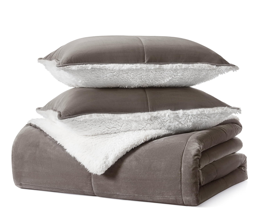 UGG 00434 Blissful Full-Queen Comforter Set Reversible Hypoallergic Hotel Collection Comforter and Pillow Sham Machine Washable 