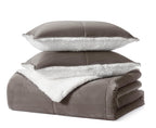 UGG 00434 Blissful Full-Queen Comforter Set Reversible Hypoallergic Hotel Collection Comforter and Pillow Sham Machine Washable 