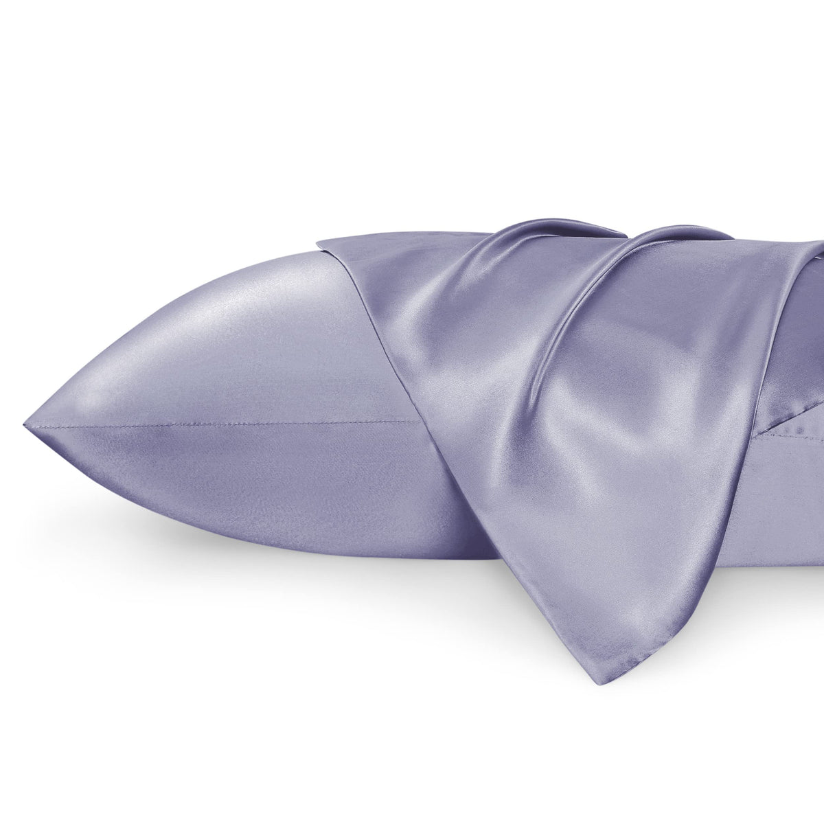 Bedsure King Size Satin Pillowcase Set Of 2 - Icelandic Blue Silky Pillow Cases For Hair And Skin 20X36 Inches, Pillow Covers Wi