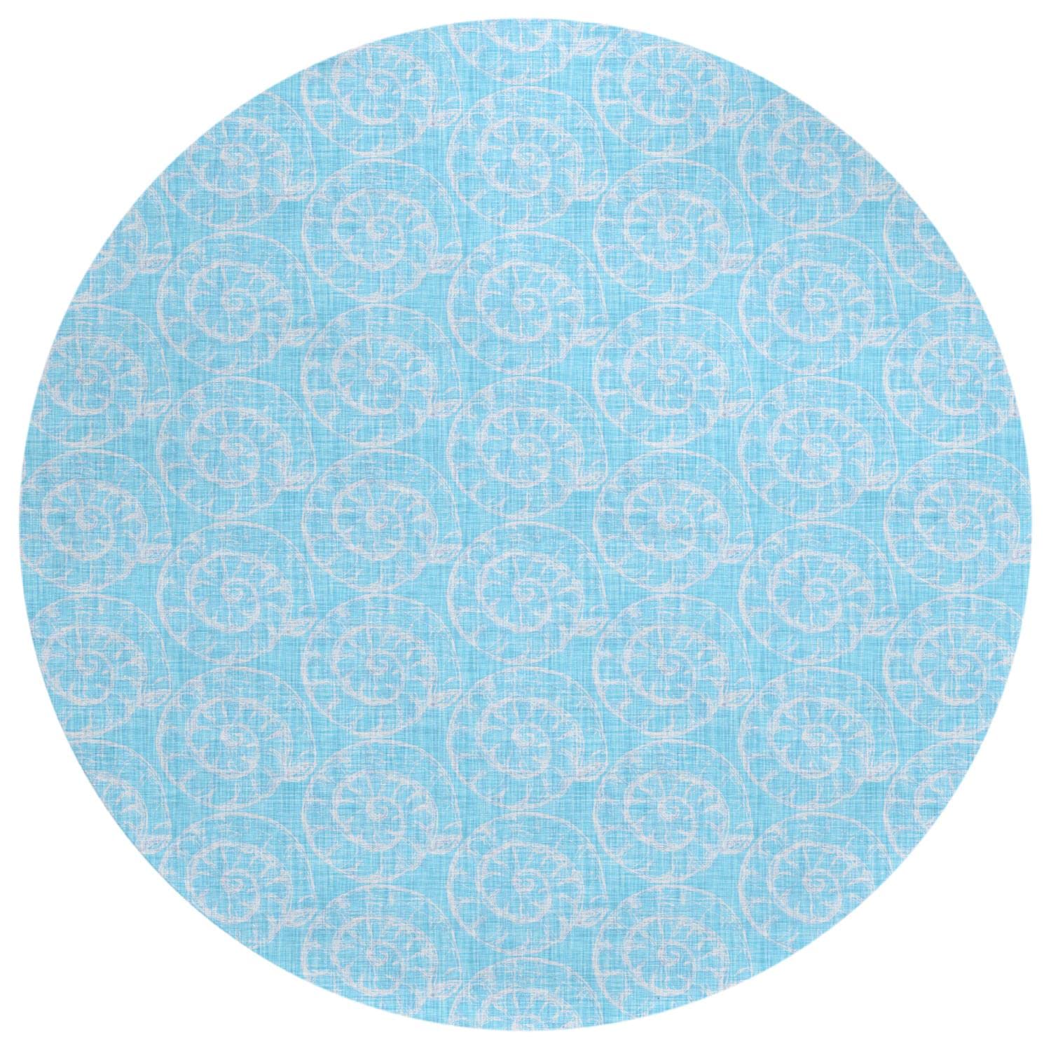 Dalyn Seabreeze Sz11 Poolside Washable 8' X 8' Round Rug Sz11Pd8Ro
