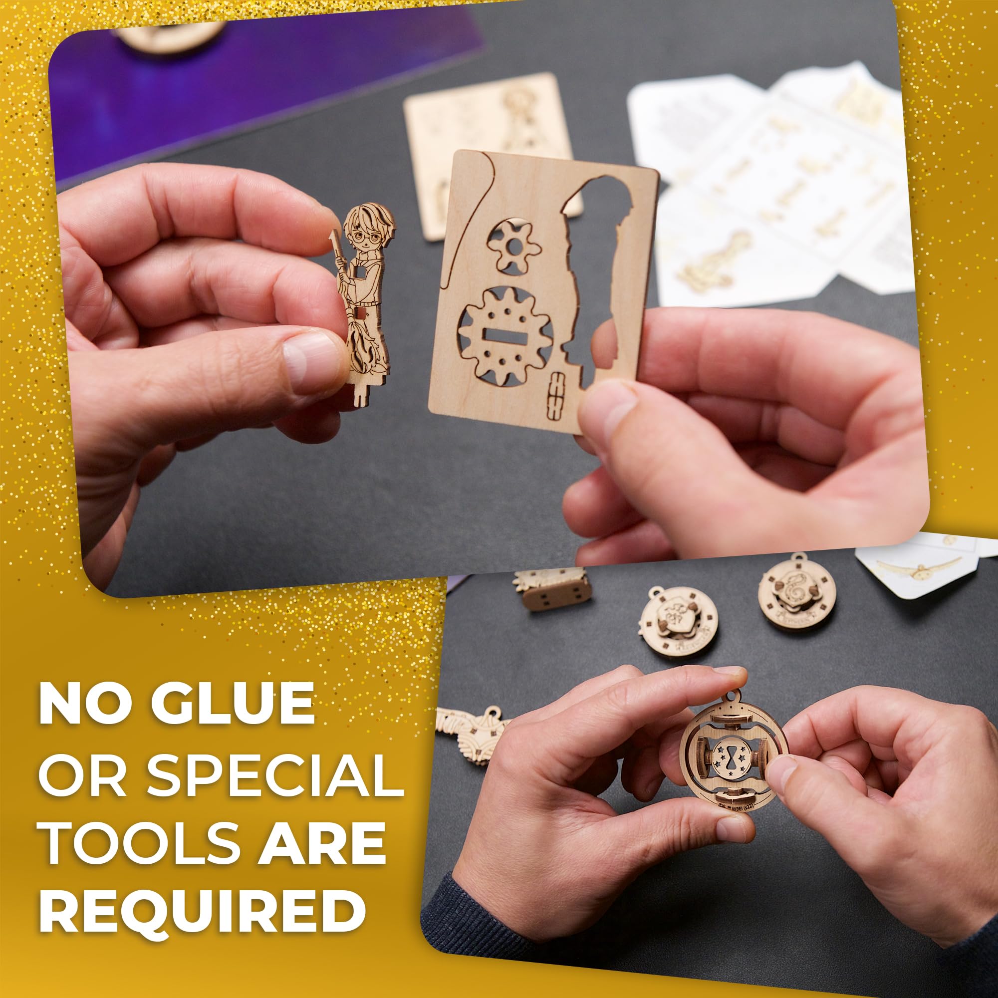 Ugears Harry Potter Advent Calendar 2023 - Christmas Countdown Fidget Advent Calendar With 24 Fidget Model Wooden Models To Buil