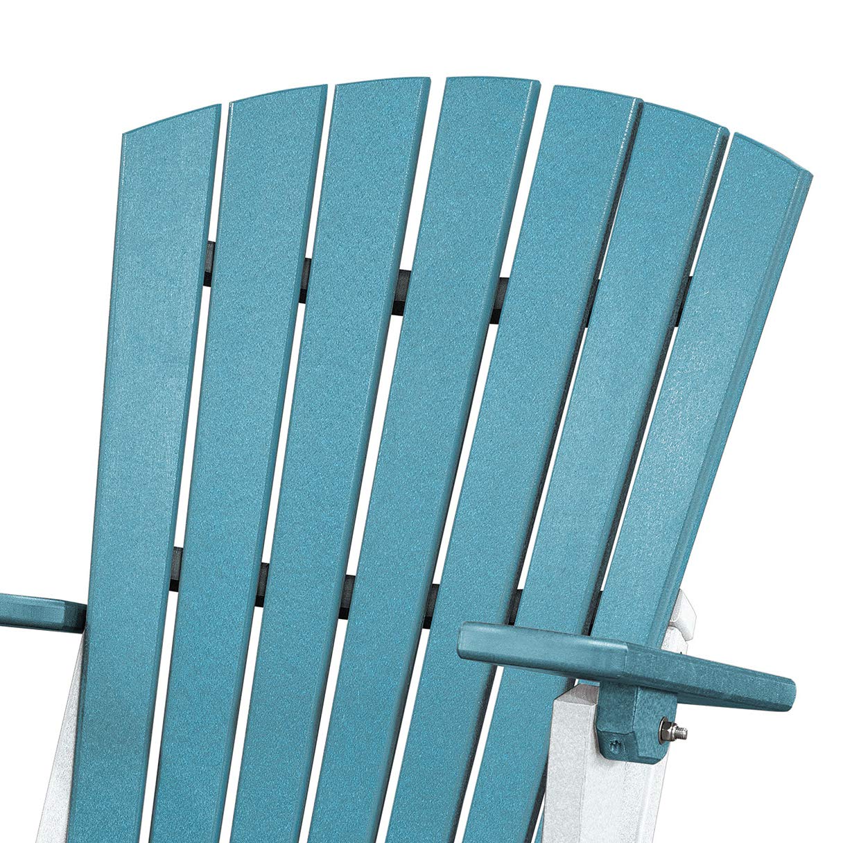 American Furniture Classics 519ARW Adirondack Chair, Aruba Blue and White