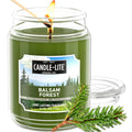 Candle-lite Scented Candles, Balsam Forest Fragrance, One 18 oz. Single-Wick Aromatherapy Candle with 110 Hours of Burn Time, Gr