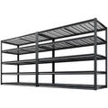Reibii 55.2'' W X 78.2'' H X 26'' D, 5-Tier Metal Garage Shelving Units, 3000Lbs Capacity, Adjustable Heavy Duty Shelves, 2 Pack