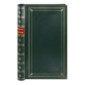 Spiral Bound Photo Album 300 Bi-Directional Memo Pockets Hold 4x6 Photos, Hunter Green