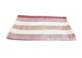 IPPINKA Japanese Hand Towel, Red Stripe Design with Blue Detail, UltraSoft