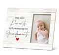SRADMO Grandparents Picture Frames,Grandkids Photo Frame,The Best Parents Get Promoted To Grandparents Picture Frame,Baby Grandp
