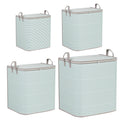 RWOORA 4Pack Heavy Duty Storage Bags with Zipper, Large Capacity for Clothes, Blankets, Moving & Seasonal Organization
