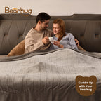 Bearhug Electric Blanket Queen Size 84' X 90', Dual Controllers Heated Blanket, Velvet & Sherpa, 10-Heating Level & 1-12H Auto