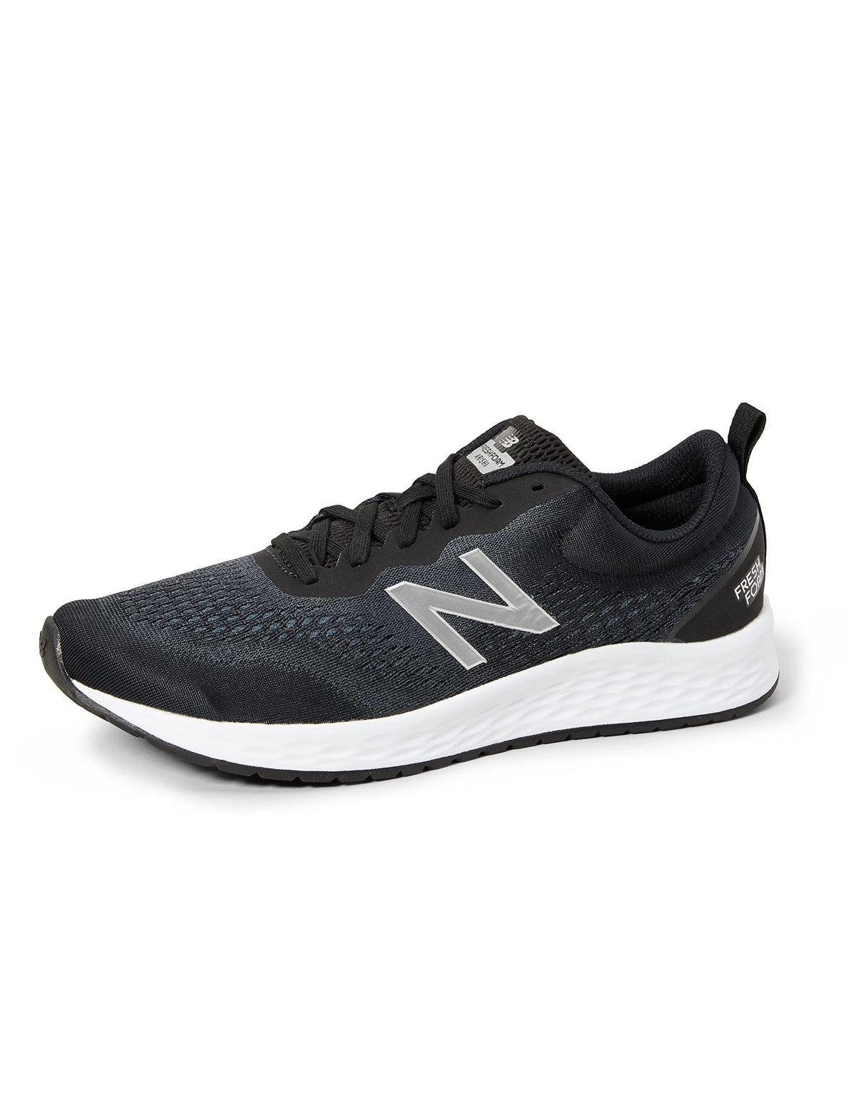New Balance Mens Fresh Foam Arishi V3 Running Shoe, Blackorcasilver Metallic, 10 X-Wide