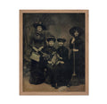 Poster Master Vintage Photograph Poster - Retro Halloween Print - Gift for Artist, Friend - Four Witches Wearing Robes, Sabbath,