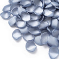 Lings Moment Dusty Blue Rose Petals for Wedding, Baby Blue Artificial Flower Petals for Wedding Aisle, Flower Girl Baskets, Cen