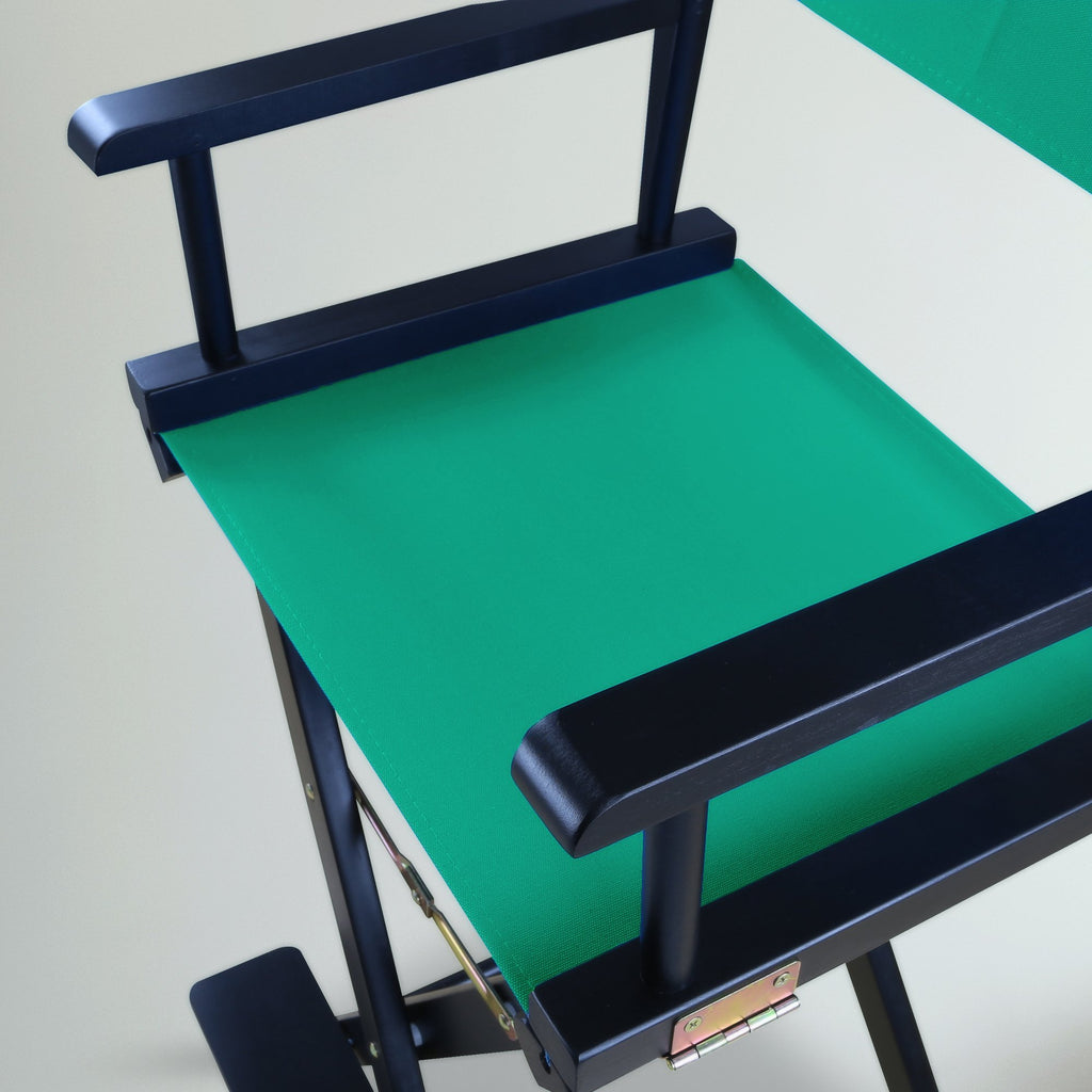 Casual Home 30" Director'S Chair Black Frame-With Teal Canvas, Bar Height
