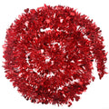 CCINEE 33FT Valentines Day Tinsel Garland,Red Heart Metallic Garland Decor for Wedding Party Hanging Decoration Supply