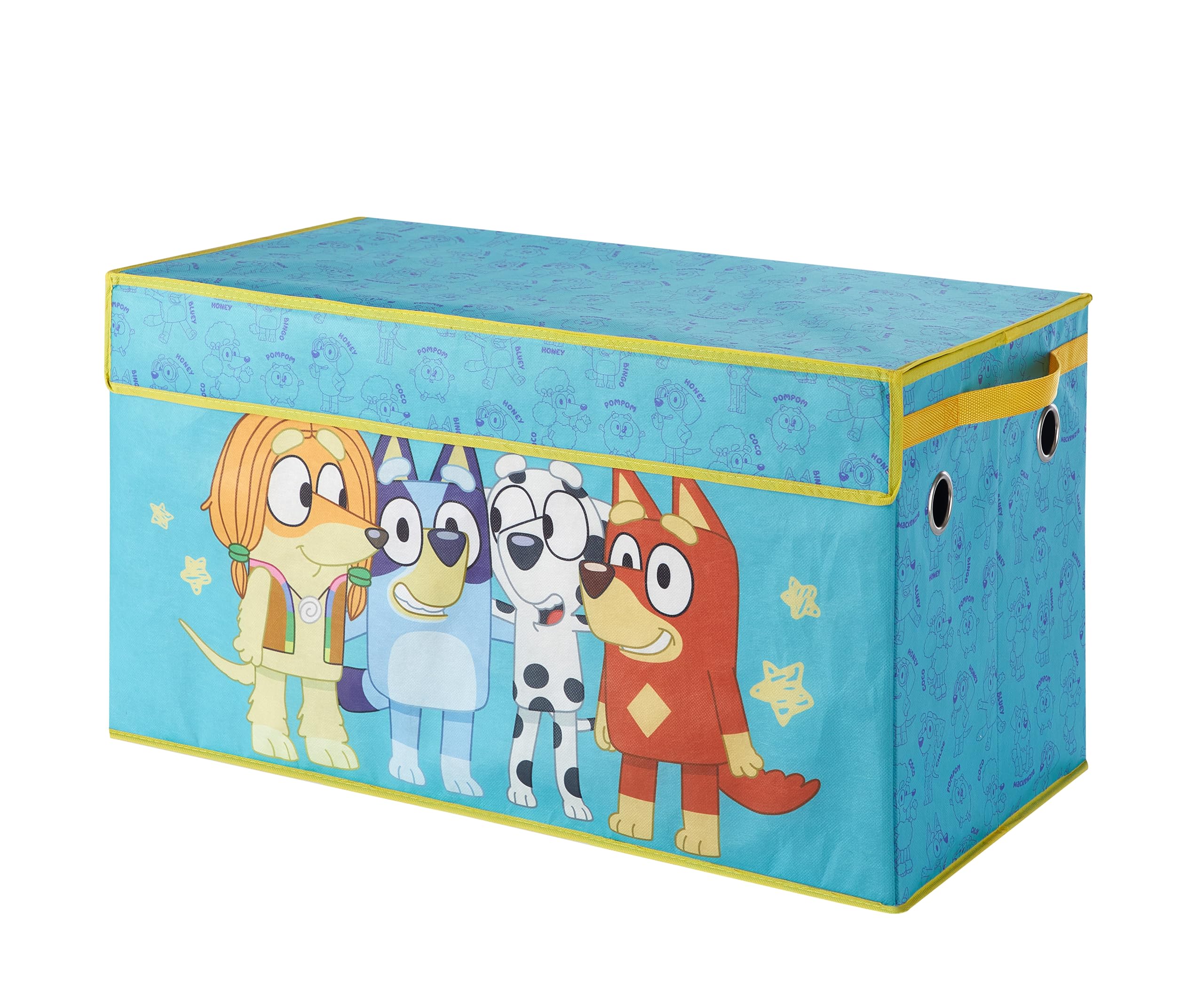Idea Nuova Bluey Collapsible Storage Trunk, Durable with Soft Lid, 28.5''x14.5''x16''