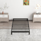 Upcanso 7 Inch Xl Twin Bed Frames No Box Spring Need, Low Profile Metal Platform Twin Xl Size Bed Frame, Heavy Duty Support Bedframes Twin Xl, Easy Assembly
