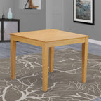 East West Furniture OXT-OAK-T Oxford Square Modern Kitchen Table for Small Spaces, 36x36 Inch, OAK