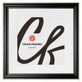 Craig Frames Victoria, 16x16 Picture Frame Matted for a 12x12 Photo, Ornate Black and Gold
