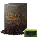 Compost Bin Outdoor with Lid  Large 93/130 Gal Composter 2in1 Design, HeavyDuty Galvanized Steel Perforated Sheet with Rust