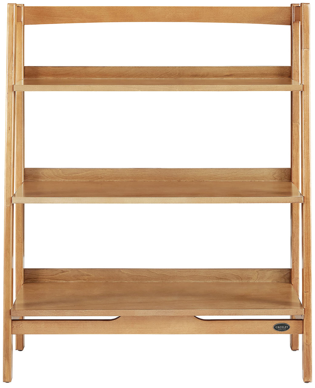 Crosley Furniture Landon Bookcase with 3 Storage Shelves, 3 Tier Bookshelf, Acorn