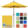 Eliteshade Usa 10-Year-Non-Fading 10Ft Market Umbrella Patio Umbrella Outdoor Table Umbrella With Ventilation, Sunflower Yellow