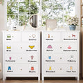 Fssqii 5 Sheets (31 Icons) Dresser Clothing Organization Icon Decals for Bedroom Closet Vinyl Jackets Shirts Pants Pajamas Under