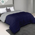 Bien Living Plush Reversible Microfiber Comforter Double Bed | 220 Gsm Wadding | 110 Gsm Peached Extra Soft Microfiber Fabric,Al