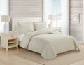 Tommy Bahama - Queen Quilt Set, Soft Bedding with Matching Shams, Cozy Bedspread, Bedding Set for All Seasons (Chevron Dune, Que