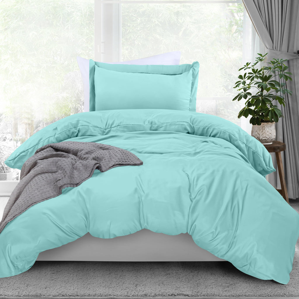 Utopia Bedding Duvet Cover Twin Size - 1 Duvet Cover With 1 Pillow Sham - 2 Pieces Bedding Duvet Cover With Zipper Closure - Sof