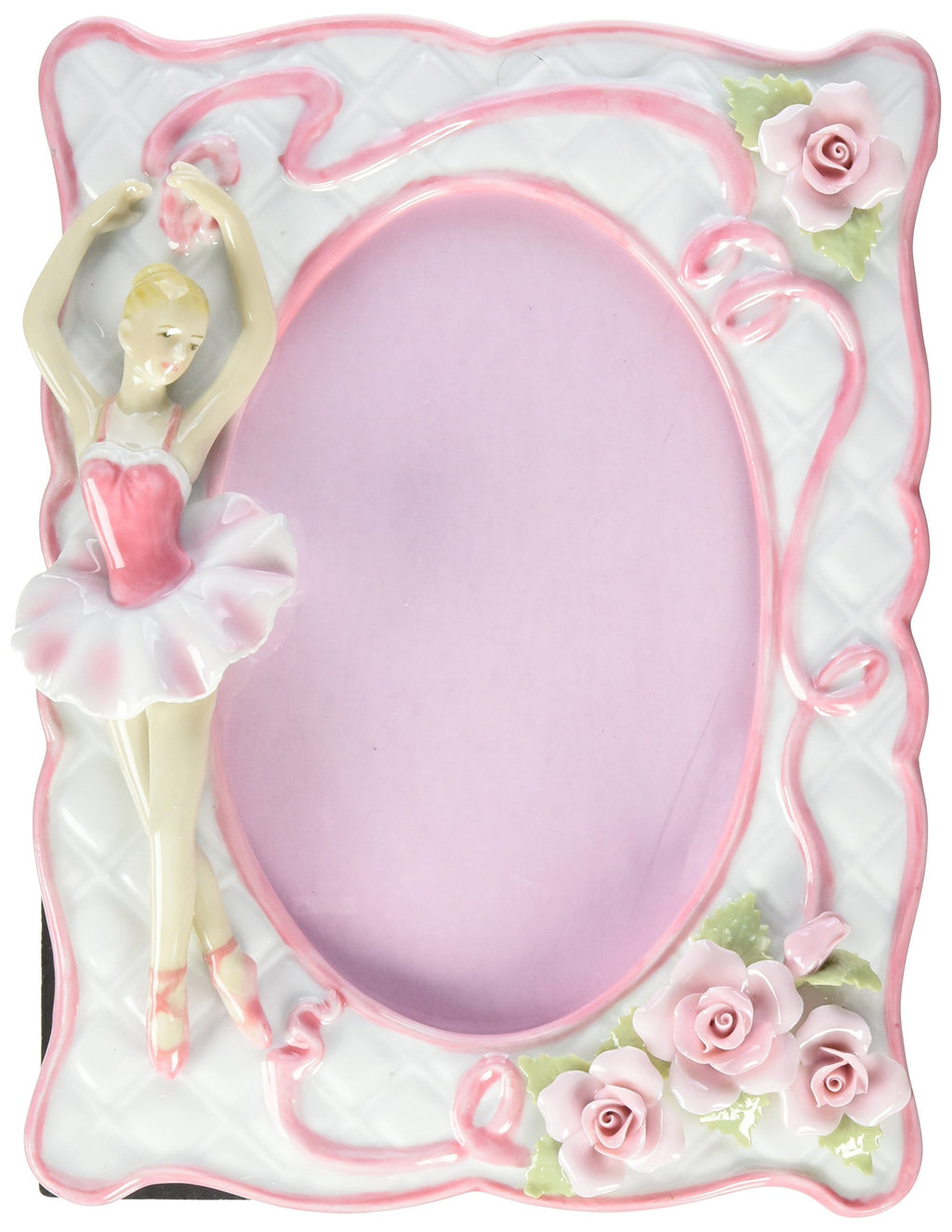 Cosmos 10119 Fine Porcelain Ballerina Picture Frame, 8-Inch