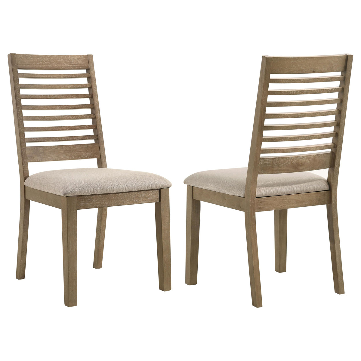 Coaster Home Furnishings Scottsdale Wood Dining Side Chair Washed Brown (Set of 2)