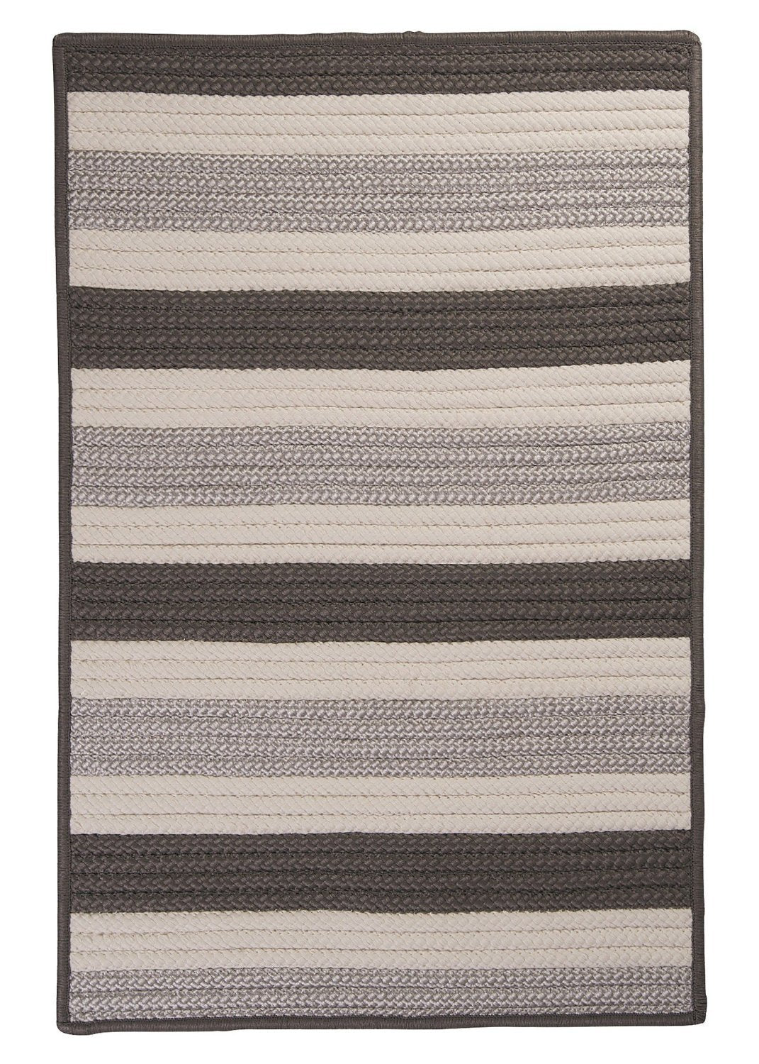 Colonial Mills Stripe It Tr09 Silver Gray 2X10 - Area Rug