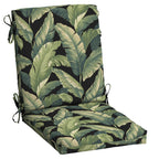 Arden Selections Outdoor Dining Chair Cushion 20 X 20, Water Repellent, Fade Resistant 20 X 20, Onyx Cebu