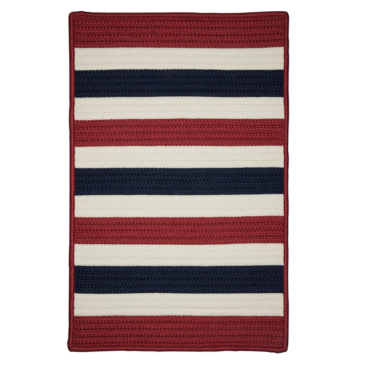 Portico Rugs, 3' X 5', Patriotic Stripe Red/White/Blue