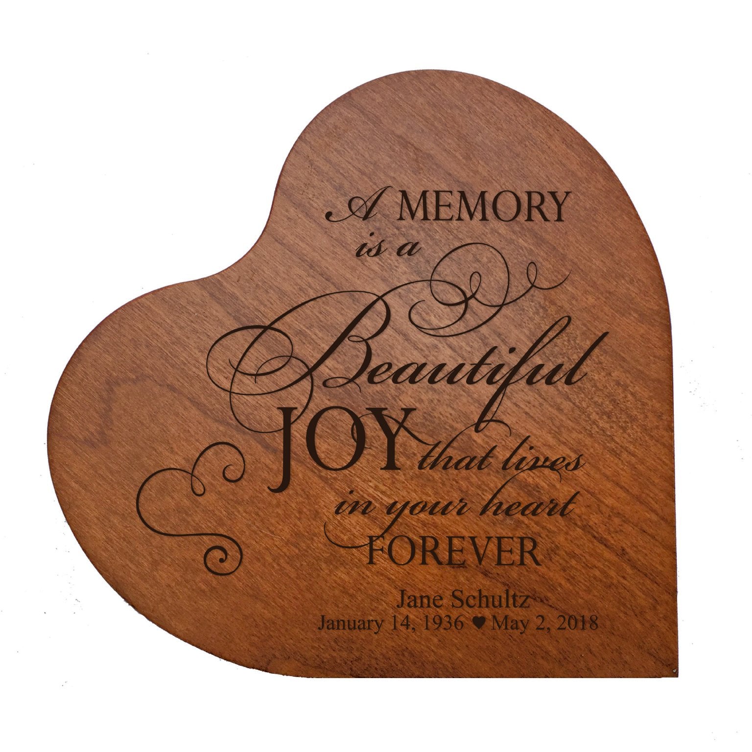 Lifesong Milestone Memorial Presents Remembrance Sign Wood Sympathy Gift Ideas For Mom Dad Son Daughter Brother Sister Celebrati