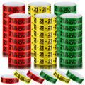 Teling 600 Pcs Over 21 Wristbands Paper Event Wristbands Colored Bracelet Waterproof Wrist Bands Verified Identification Wristba