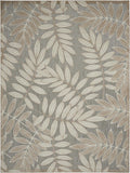 Nourison Aloha Indoor/Outdoor Natural 9'6' X 13' Area Rug, Easy Cleaning, Non Shedding, Bed Room, Living Room, Dining Room, Bac