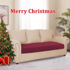 Nc Home Water Resistant Sofa Cushion Slipcovers, Stretch Sofa Seat Cushion Covers Replacement Furniture Protector, Washable Chri