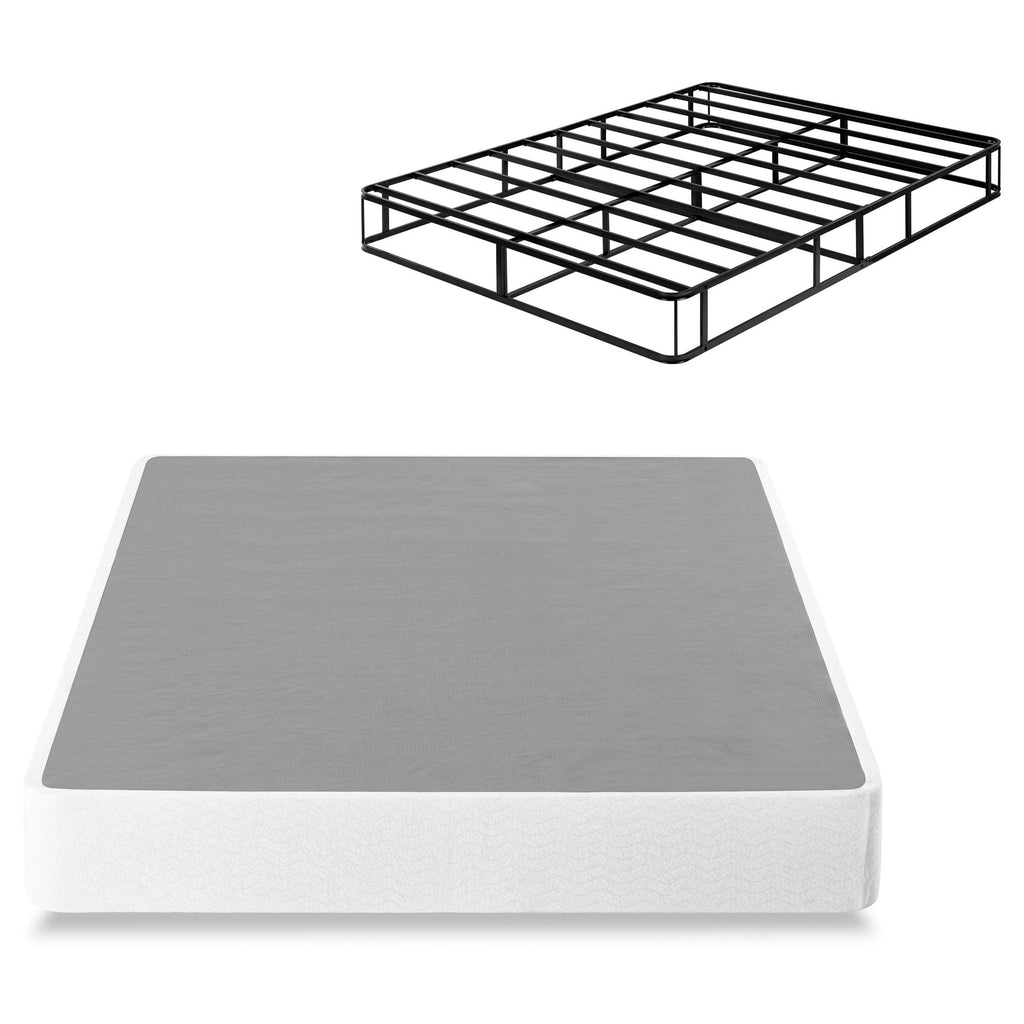 Zinus 9 Inch Metal Smart Box Spring, Mattress Foundation, Strong Metal Frame, Easy Assembly, Queen