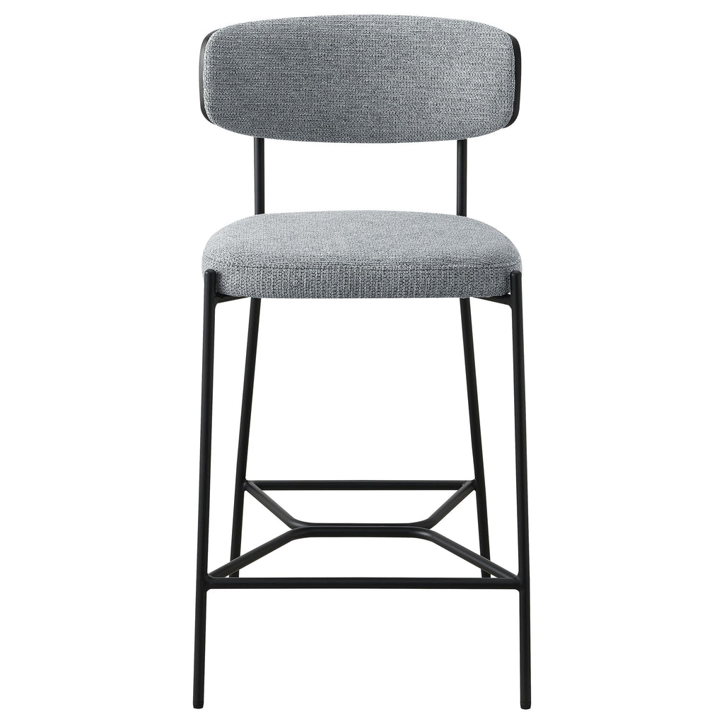 Coaster Home Furnishings Elison Counter Height Bar Stool Grey (Set of 2)