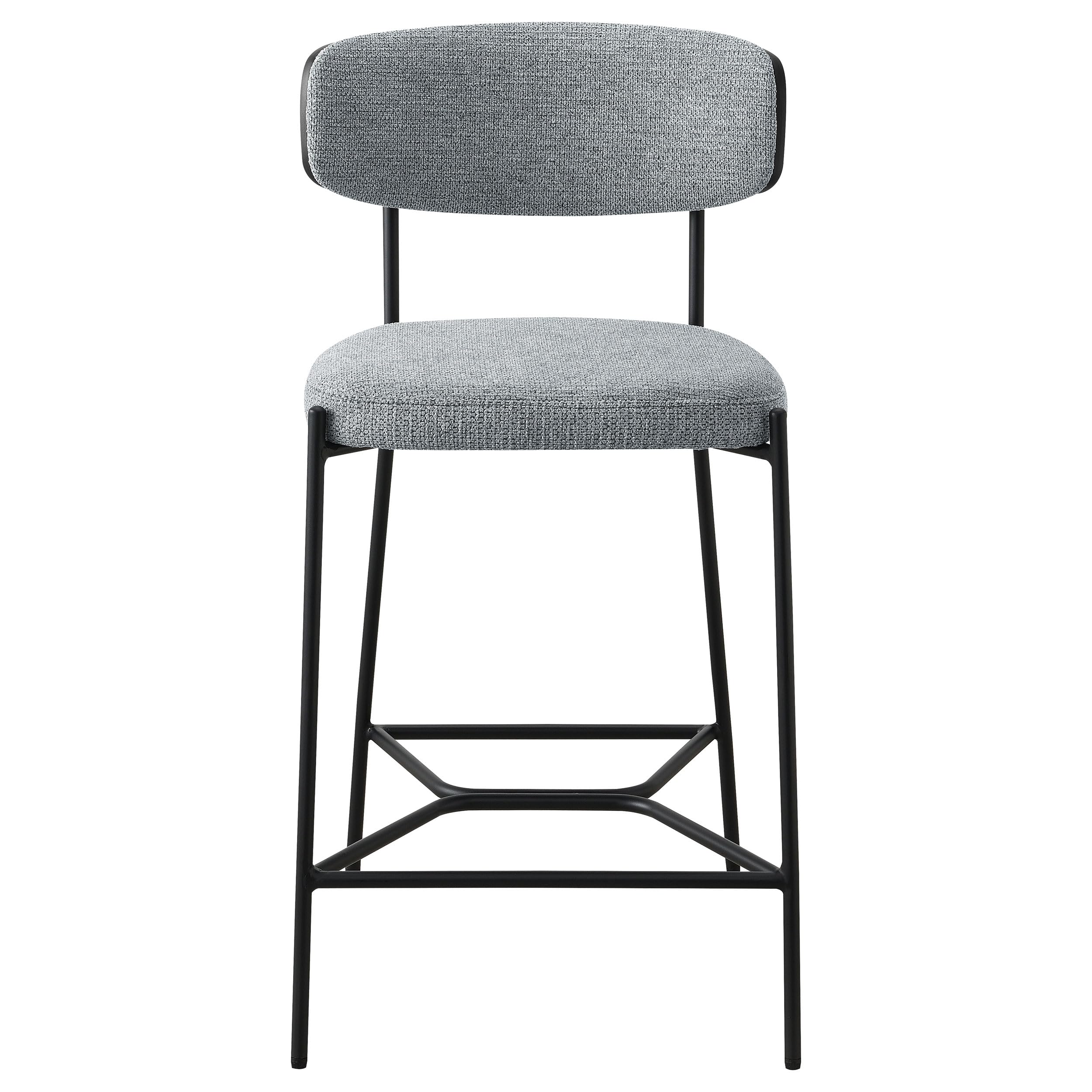 Coaster Home Furnishings Elison Counter Height Bar Stool Grey (Set of 2)